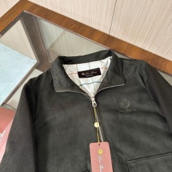 로* 피아나 로로피 스웨이드 트러커자켓