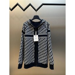 디* 오블리크 양면 후드집업