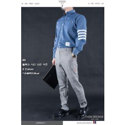 톰* 릴렉스 사선 스판 셔츠