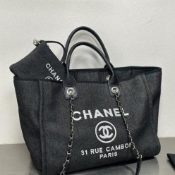 샤* 데님 도빌 파우치셋