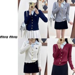 미*** 셔츠카라 레이어드 가디건