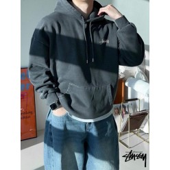 스** 피그먼트 기모 후드티