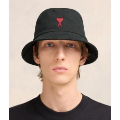 아* A 하트자수 버킷햇