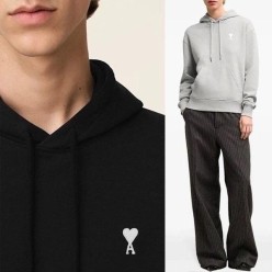 아* 화이트로고 후드티