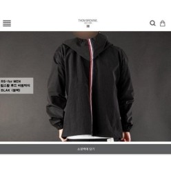 톰* 빽삼선 후디 윈드브레이커