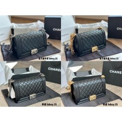 샤* 25 보이백 램스킨 (금은)