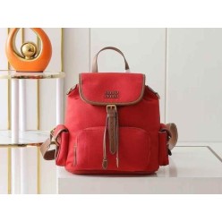 미*** 레터링로고 캔버스 백팩