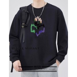 이** 마랑 비비드 마랑 패턴 밍크양기모 티셔츠