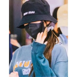 미*** 로고 자수 버킷햇 수입