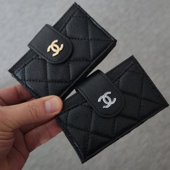 [268번] 샤* 아코디언 캐비어 카드지갑