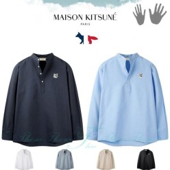 메* 키츠네 옥스 헨리넥 셔츠