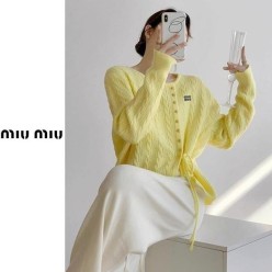 미*** 허리 리본 가디건