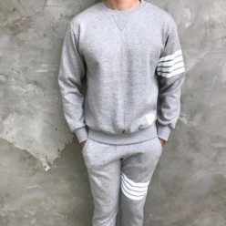 톰* 사선 맨투맨 조거팬츠 세트