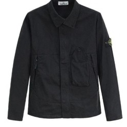 스* STRETCH COTTON 벨로즈포켓ZIP 오버셔츠