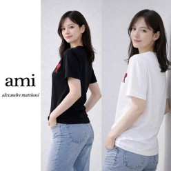 아* 모노컬러 빅하트 반팔