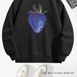 버** 블루스트로베리 맨투맨 387