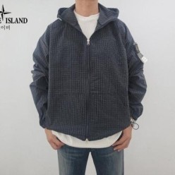 스* 고프코어 체크 바람막이
