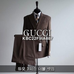 구* 듀오 3피스 더블 셋업