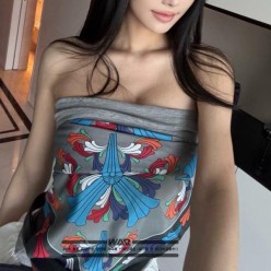 크* 시그니쳐 문양 비비드 스카프