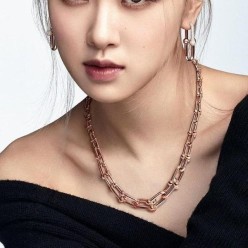 티** 하드웨어 그레듀에이트 링크 네크리스 목걸이수입