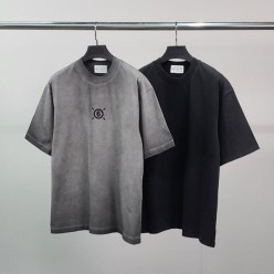 메* 마르지엘라 홀로그램로고 피그먼트 반팔티
