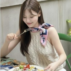 에*** 핑크 세라페트 스카프