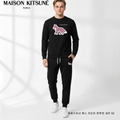 메* 키츠네 폭스 프린트 맨투맨 세트 53