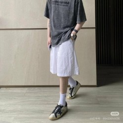 루* 워싱 자수로고 티셔츠