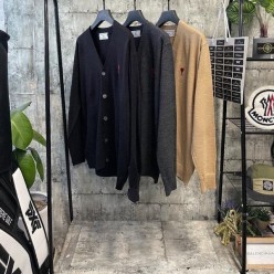 아* 스몰하트 자수 가디건