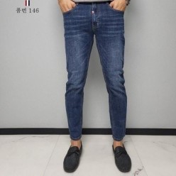 톰* 엠보 워싱 청바지