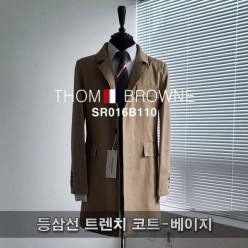톰* 등삼선 트렌치 코트