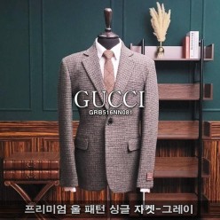 구* 프리미엄 패턴 울 자켓