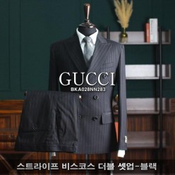 구* 스트라이프 비스코스 더블 셋업