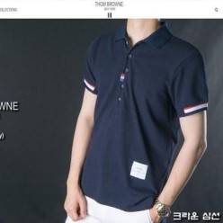 톰* 크라운 삼선 카라 TShirt