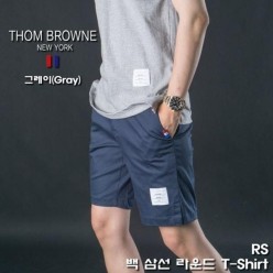 톰* 백 삼선 라운드 TShirt