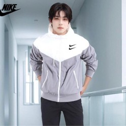 나** 더블스우시 윈드러너 후디 자켓 바람막이