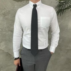 톰* 옥스포드 히든삼선 셔츠