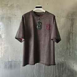 크* 피그먼트 빈티지워성 티셔츠