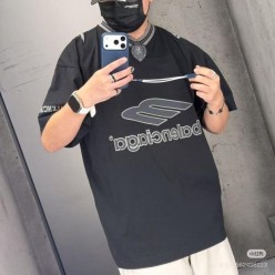 발**** 3B 풋볼 브이넥 티셔츠