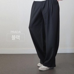 프** 반밴딩 벌룬투턱 슬랙스