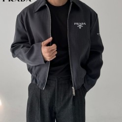 프** 개버딘 로고 커스트 블루종