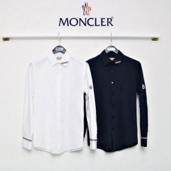 삼색 포인트 와펜 셔츠