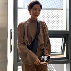 르** 크루아상 스몰 숄더 백