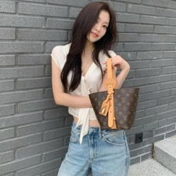 루* 고급 올인 BB 백 모노그램 숄더백