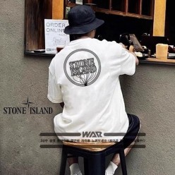 스* 그물 로고 디자인 반팔 티셔츠