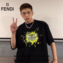 펜* 물감 EYES 패턴 반팔 티셔츠