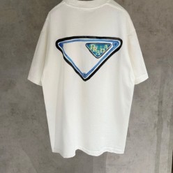 프** 핸드페인팅 티셔츠