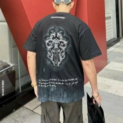 크* 페인팅 대거 티셔츠