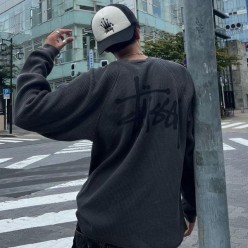 스** 래글런 와플 써멀 롱슬리브 - 수입