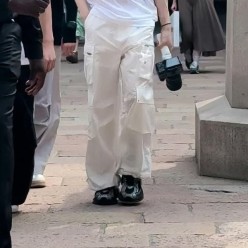 프** 리나일론 패널드 로고 반팔